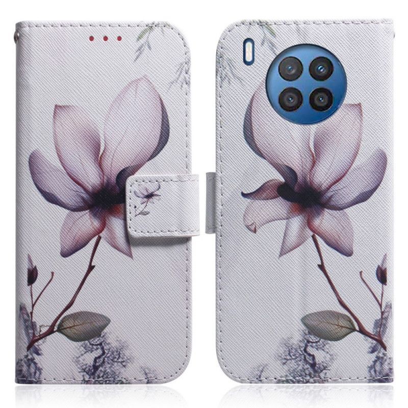 Cover Čest 50 Lite / Huawei Nova 8i Starorůžová Květina