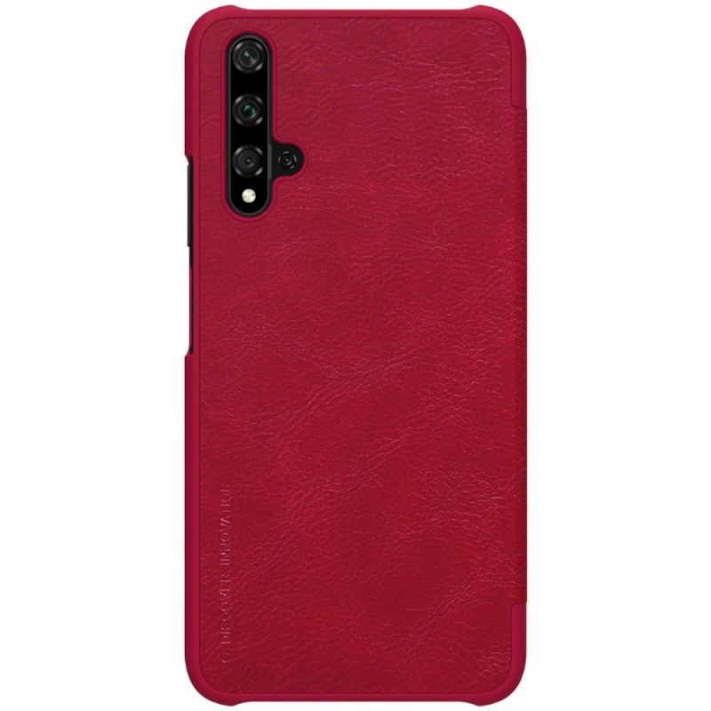 Flip Cover Honor 20 / Kožené Pouzdro Folio Huawei Nova 5t Série Nillkin Qin