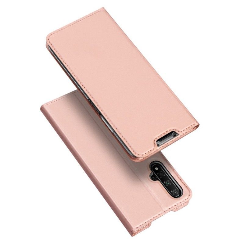 Flip Cover Honor 20 / Kožené Pouzdro Folio Huawei Nova 5t Skin Pro Dux Ducis