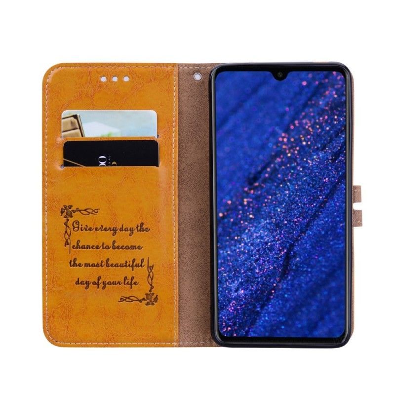 Flipové Pouzdro Huawei Mate 20 Čepice Princ Vintage Olejový Vosk