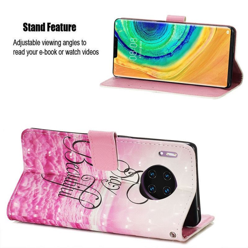 Flipové Pouzdro Huawei Mate 30 Pro Zůstaň Krásná