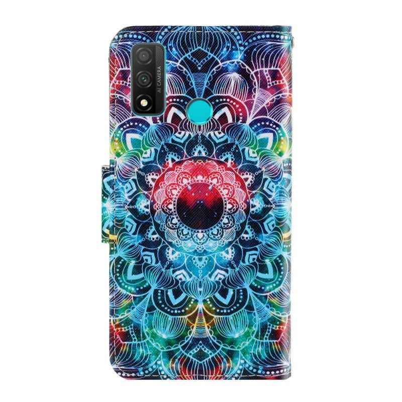 Flipové Pouzdro Huawei P Smart 2020 Okázalá Pásková Mandala