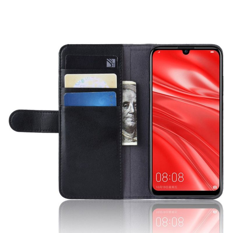 Flipové Pouzdro Huawei P Smart Plus 2019 Pravá Kůže