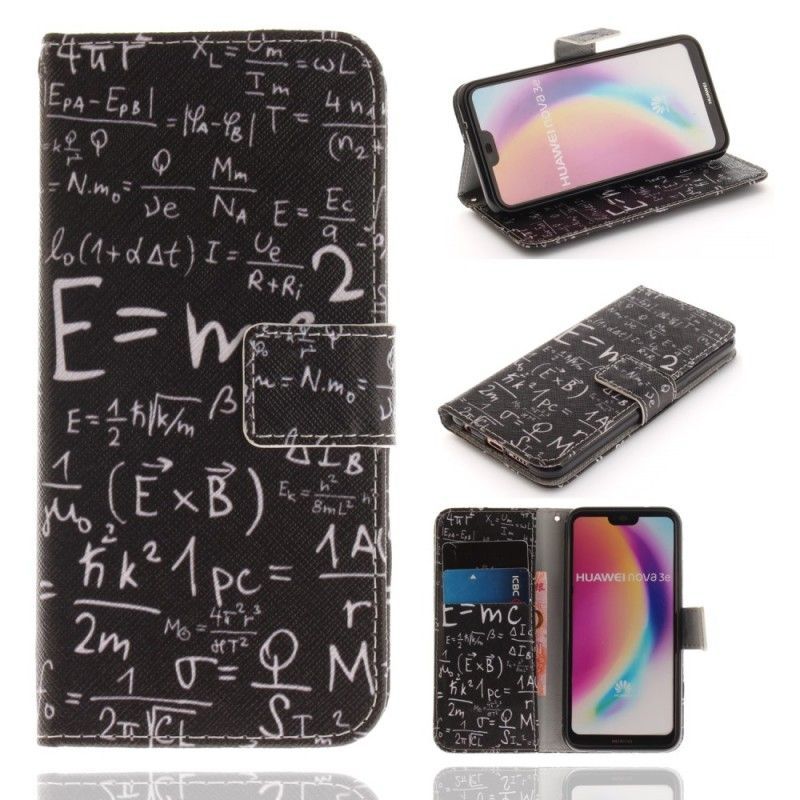 Flipové Pouzdro Huawei P20 Lite Matematické Výpočty