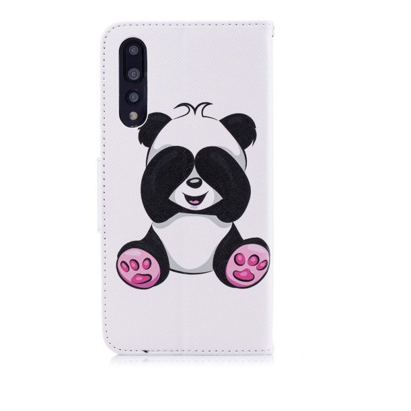 Flipové Pouzdro Huawei P20 Pro Panda Zábava