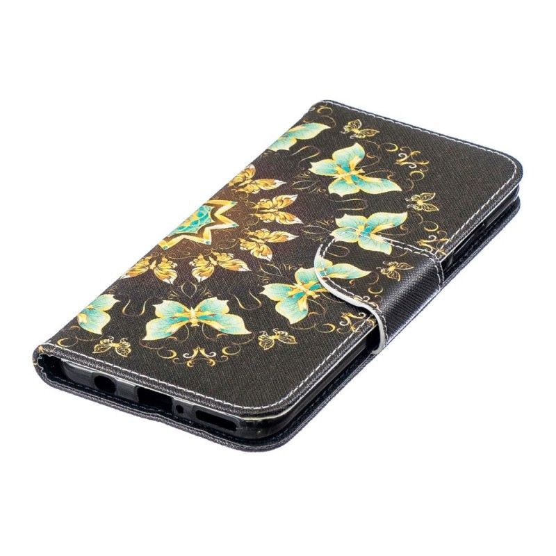 Flipové Pouzdro Huawei P30 Lite Motýlí Mandala