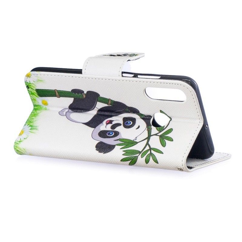 Flipové Pouzdro Huawei P30 Lite Panda Na Bambusu