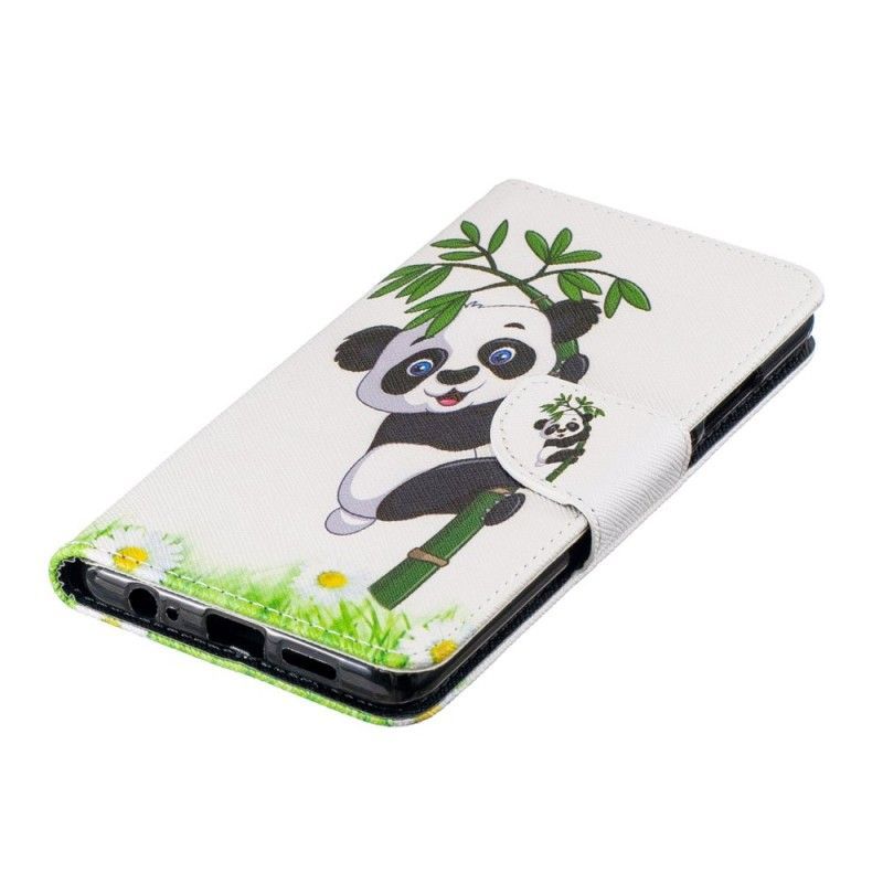 Flipové Pouzdro Huawei P30 Panda Na Bambusu