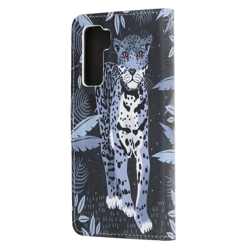 Flipové Pouzdro Huawei P40 Lite 5g Leopardí Tanga