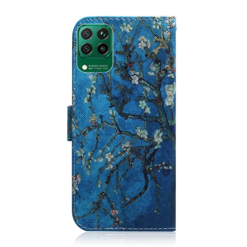 Flipové Pouzdro Huawei P40 Lite Kvetoucí Větve