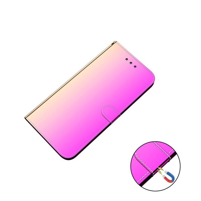 Flipové Pouzdro Huawei P40 Pro Kryt Zrcátka Z Umělé Kůže