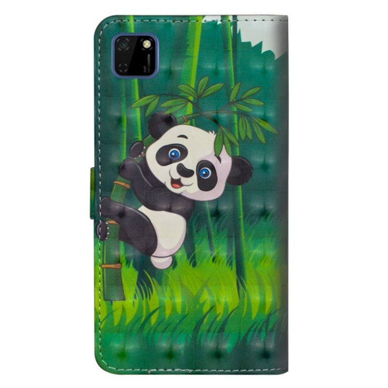 Flipové Pouzdro Huawei Y5p Panda A Bambus