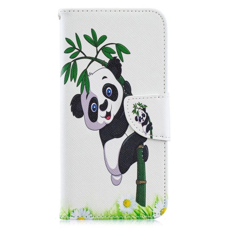 Flipové Pouzdro Huawei Y6 2019 Panda Na Bambusu