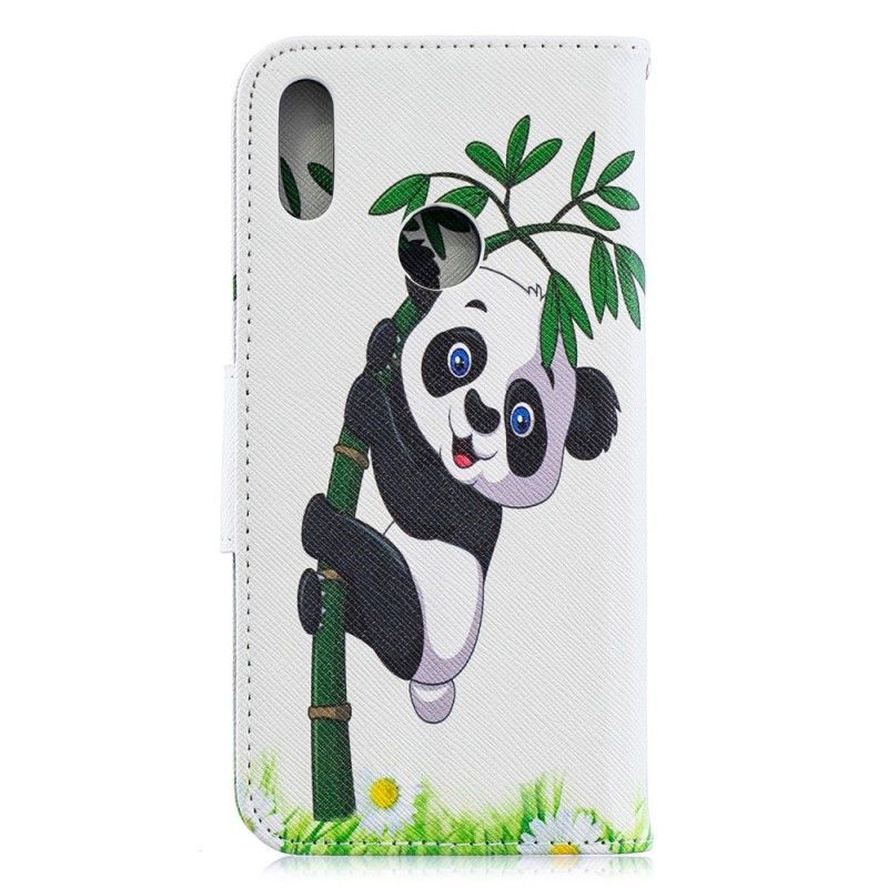 Flipové Pouzdro Huawei Y6 2019 Panda Na Bambusu