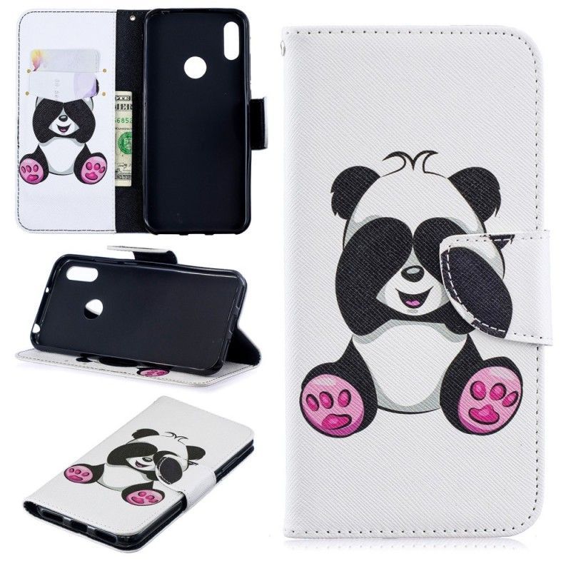 Flipové Pouzdro Huawei Y6 2019 Panda Zábava