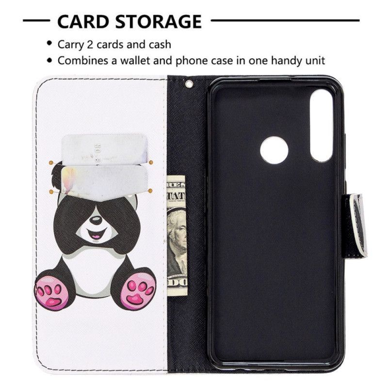 Flipové Pouzdro Huawei Y6p Panda Zábava