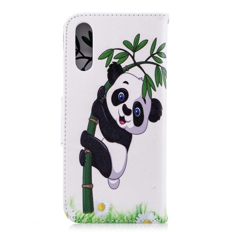 Flipové Pouzdro Na Huawei P20 Panda Na Bambusu