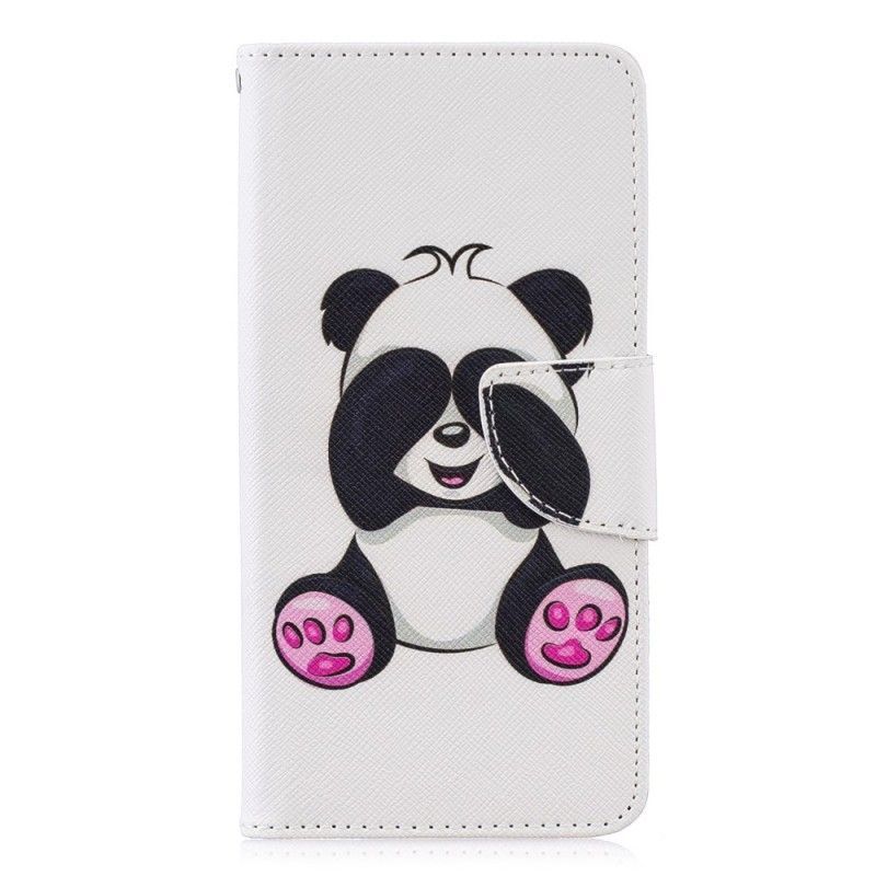Flipové Pouzdro Na Huawei P30 Panda Zábava