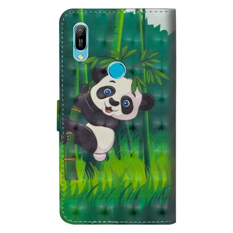 Flipové Pouzdro Na Huawei Y6 2019 Panda A Bambus