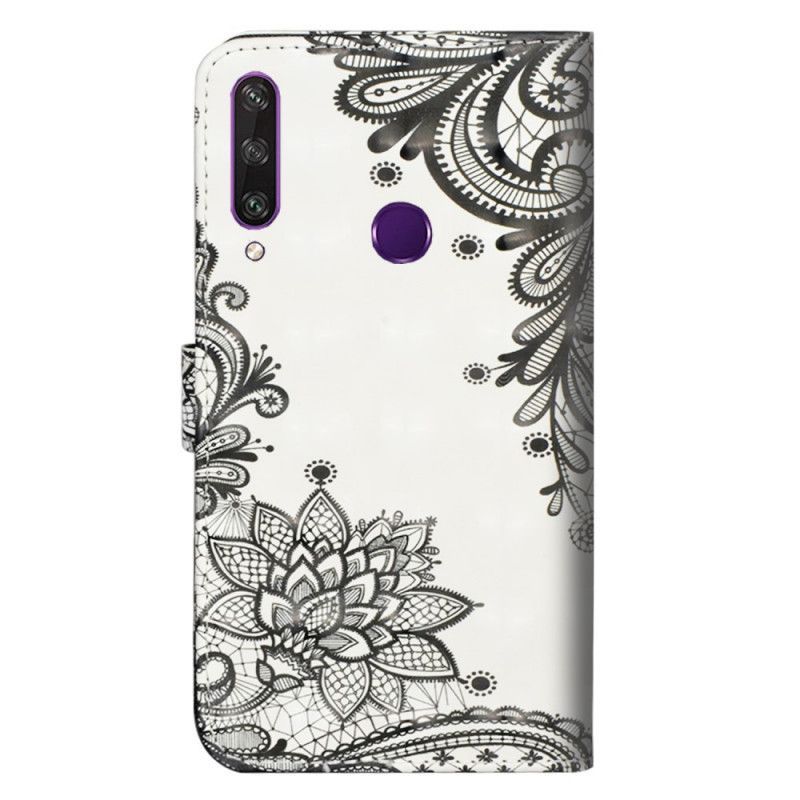 Flipové Pouzdro Na Huawei Y6p Elegantní Krajka