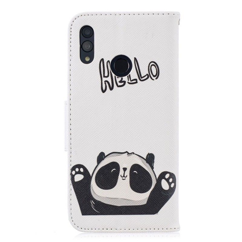 Honor 10 Lite Case / Flipové Pouzdro Huawei P Smart 2019 Ahoj Panda