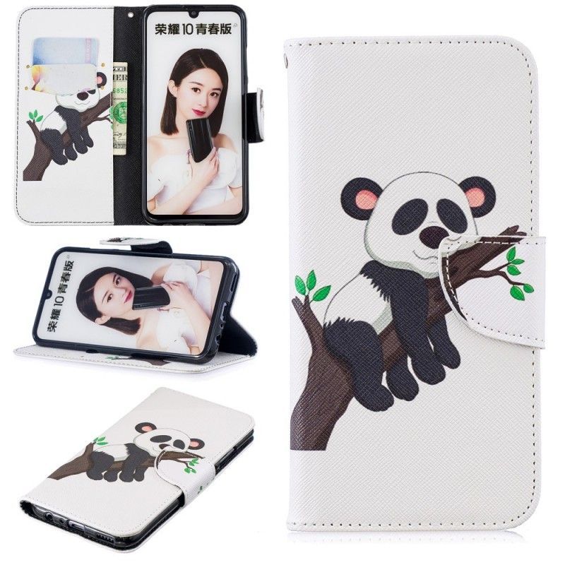 Honor 10 Lite Case / Flipové Pouzdro Huawei P Smart 2019 Líná Panda