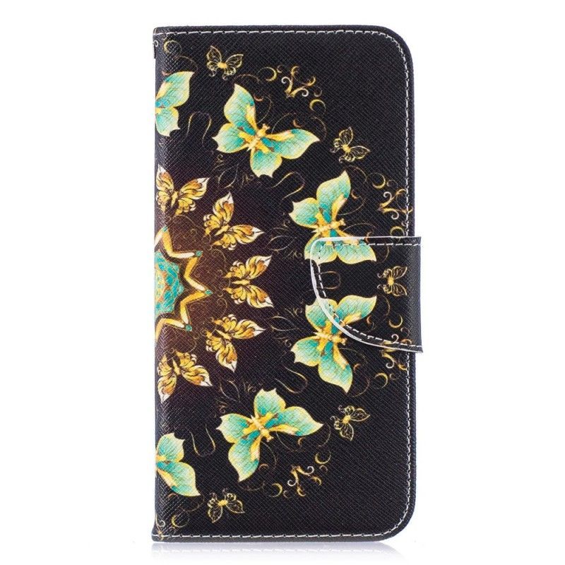 Honor 10 Lite Cover / Flipové Pouzdro Huawei P Smart 2019 Butterfly Mandala