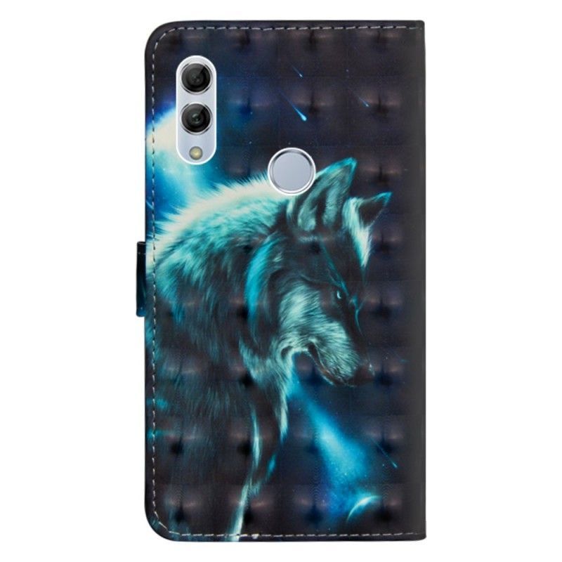 Honor 10 Lite Cover / Flipové Pouzdro Huawei P Smart 2019 Majestic Wolf