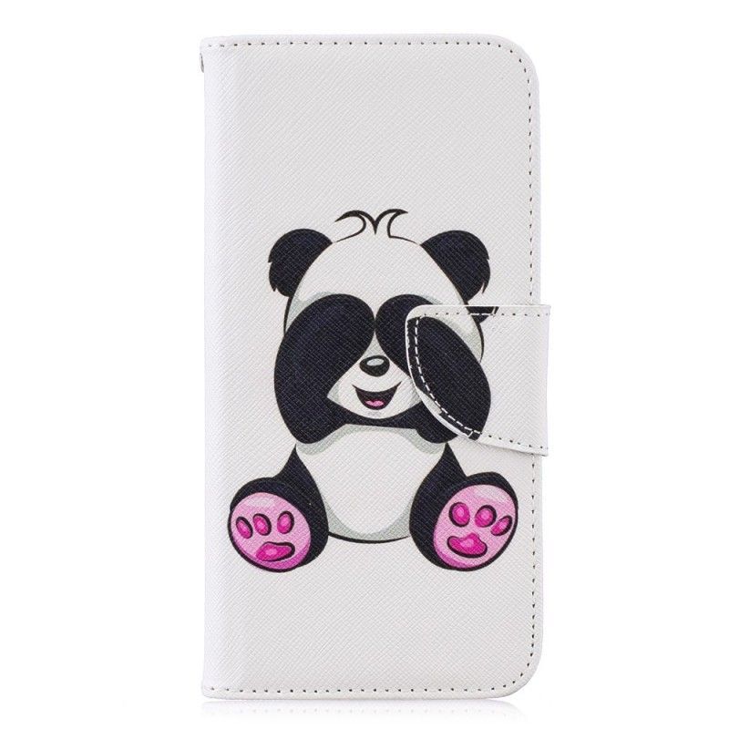 Honor 10 Lite Cover / Flipové Pouzdro Huawei P Smart 2019 Panda Fun