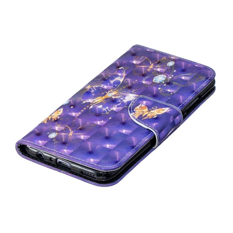 Honor 10 Lite Cover / Peněženková Pouzdra Huawei P Smart 2019 Butterflies Kings