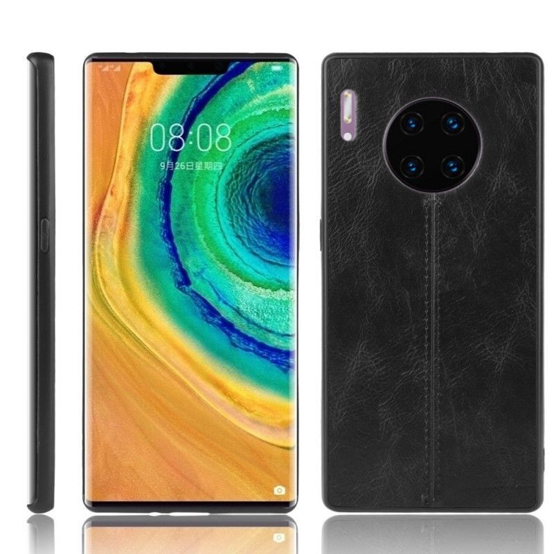 Huawei Mate 30 Pro Kožené Pouzdro S Efektem Prošívání