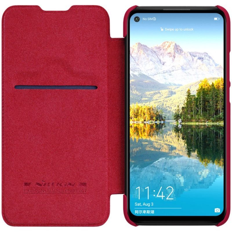 Kožené Pouzdro Folio Huawei Mate 30 Lite Série Nillkin Qin