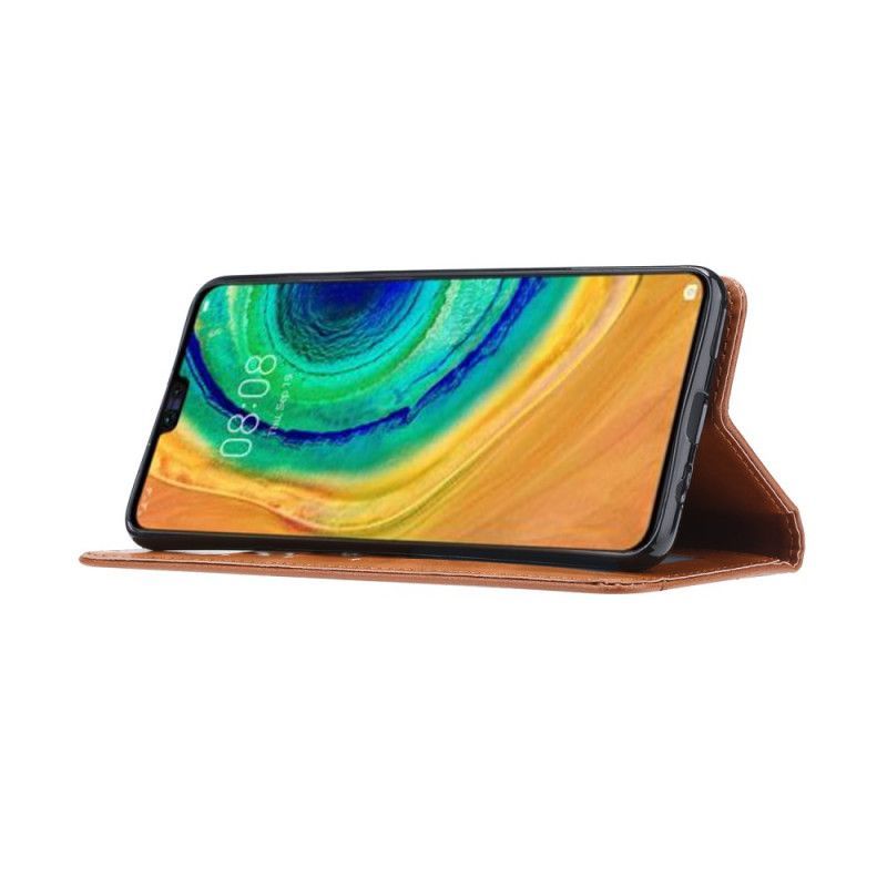 Kožené Pouzdro Folio Huawei Mate 30 Pro Držák Na Karty Z Umělé Kůže