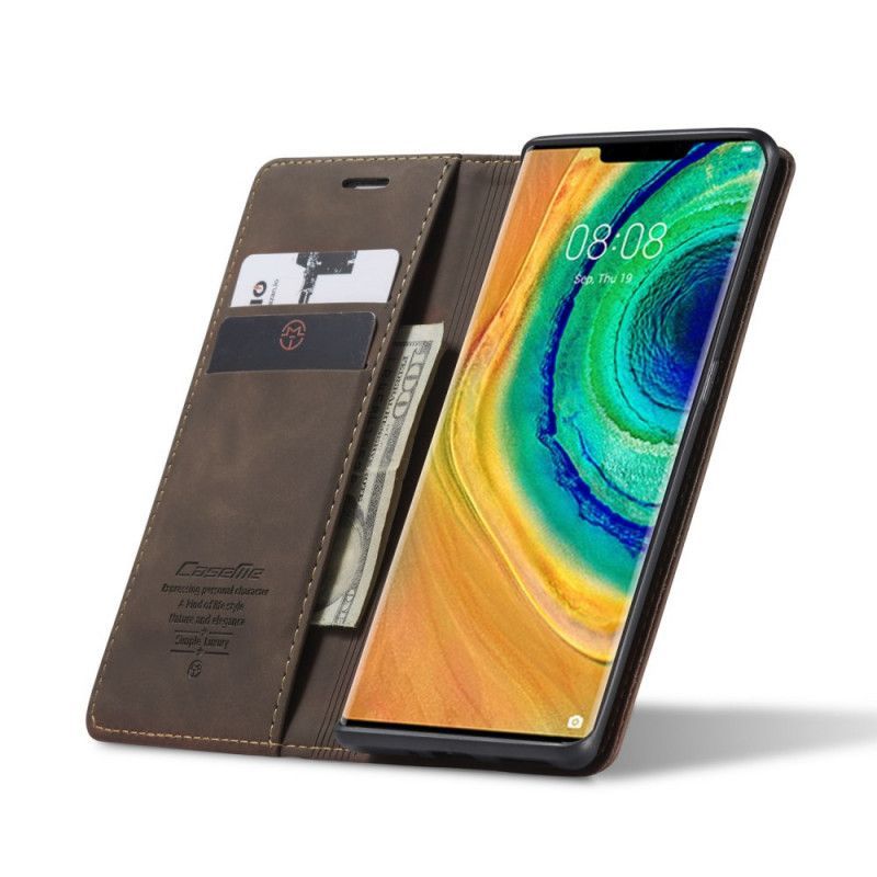 Kožené Pouzdro Folio Huawei Mate 30 Pro Pouzdro Z Umělé Kůže