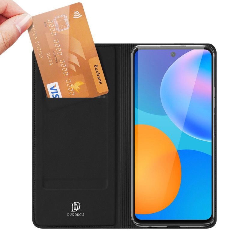 Kožené Pouzdro Folio Huawei P Smart 2021 Kůže Pro Dux Ducis