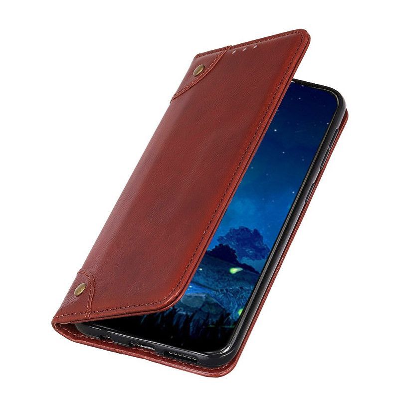 Kožené Pouzdro Folio Huawei P40 Pro Starý Ročník