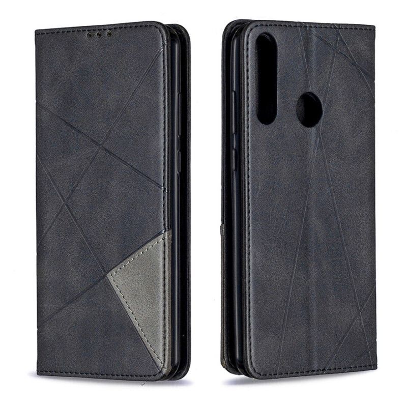 Kožené Pouzdro Folio Huawei Y6p Umělecký Styl