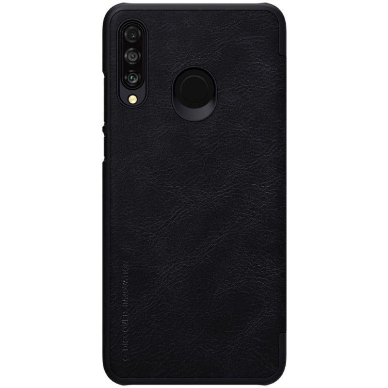 Kožené Pouzdro Folio Na Huawei P30 Lite Série Nillkin Qin