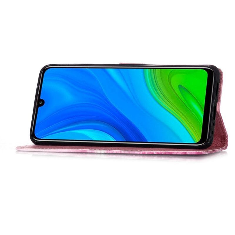 Kožené Pouzdro Huawei P Smart 2020 Zůstaň Krásný Strappy