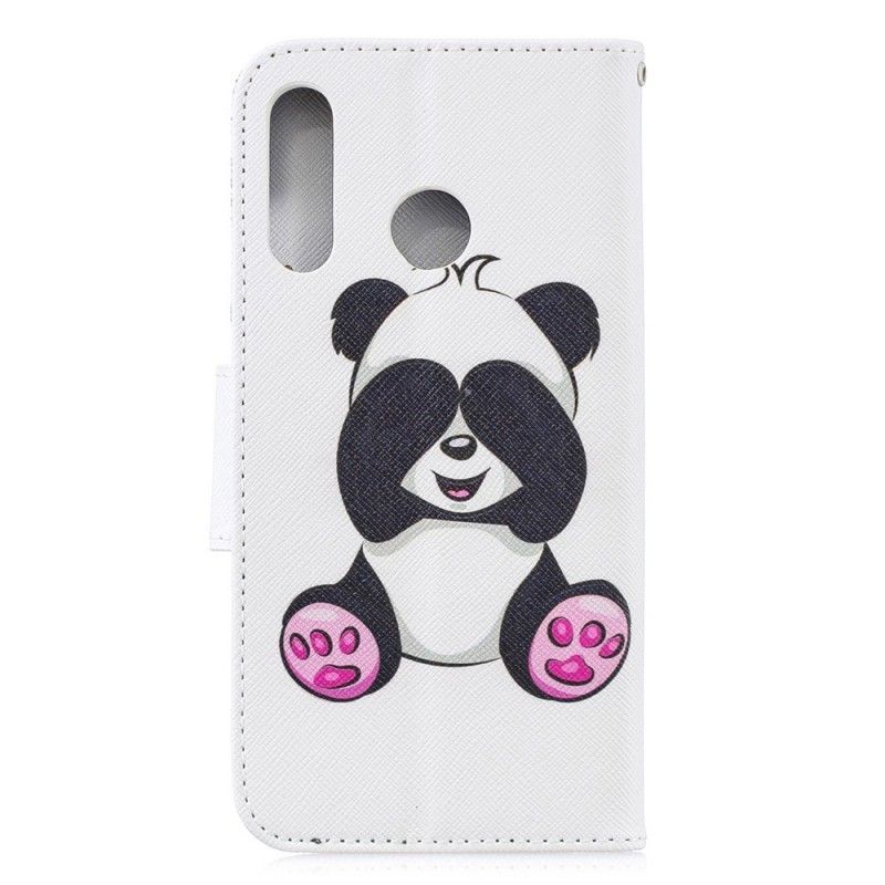 Kožené Pouzdro Huawei P30 Lite Panda Zábava