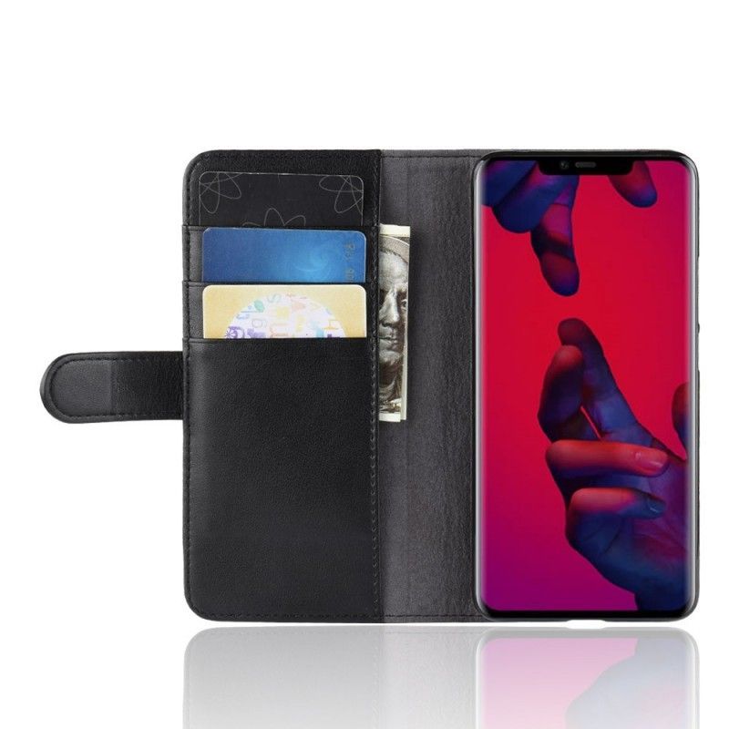 Kožený Kryt Huawei Mate 20 Pro Štípaná Kůže