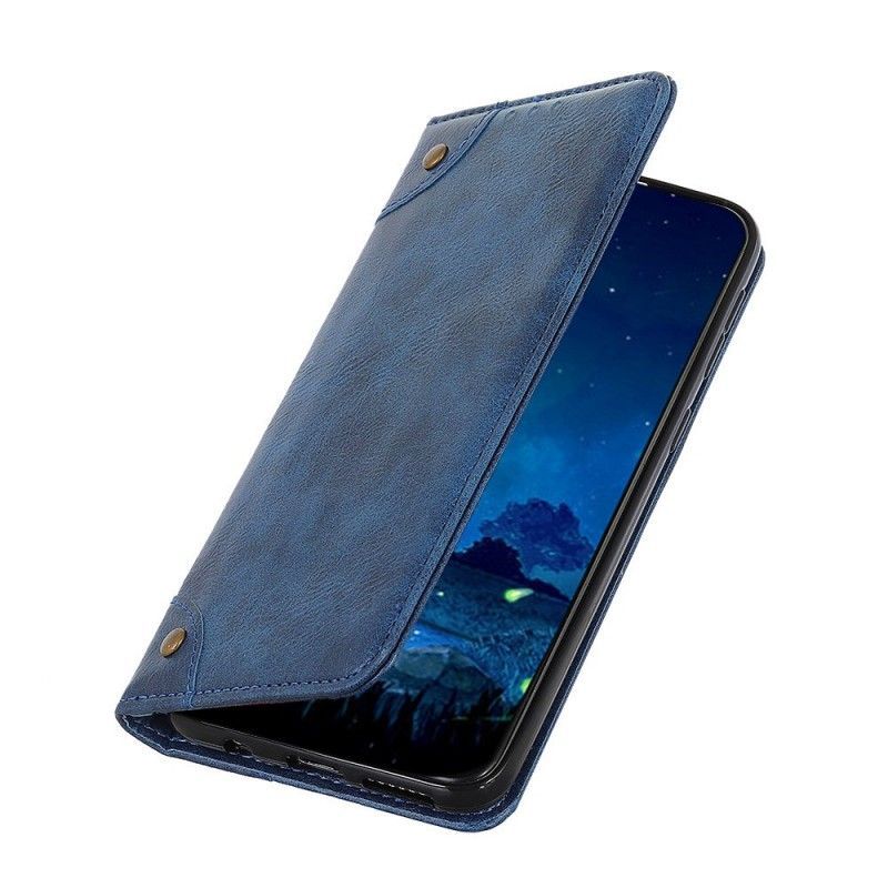 Kožený Kryt Huawei Y5 2019 Efekt Starožitné Kůže