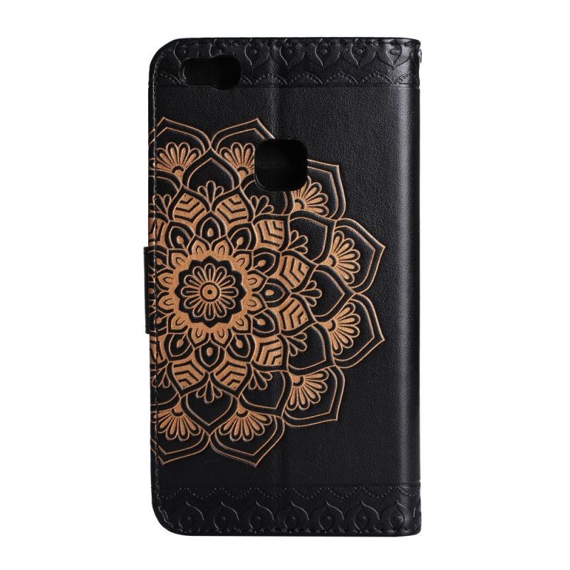 Kožený Kryt Na Huawei P10 Lite Elegantní Mandala