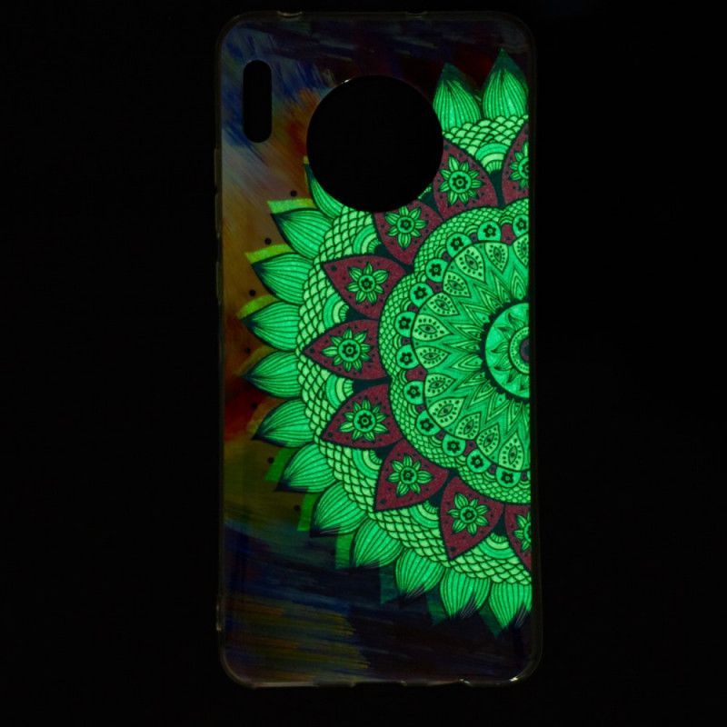 Kryt Huawei Mate 30 Fluorescenční Mandala Sova