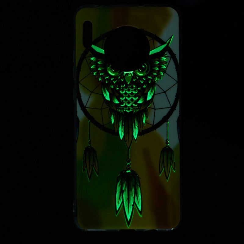 Kryt Huawei Mate 30 Fluorescenční Sova Lapač Snů