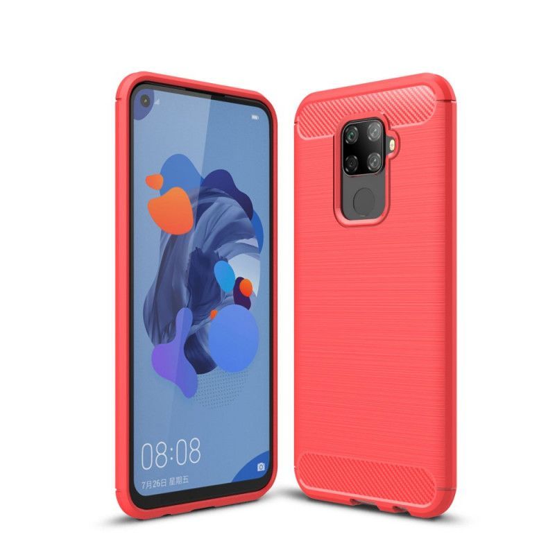 Kryt Huawei Mate 30 Lite Kartáčované Uhlíkové Vlákno