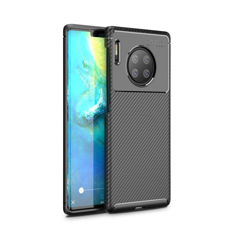 Kryt Huawei Mate 30 Pro Flexibilní Textura Uhlíkových Vláken