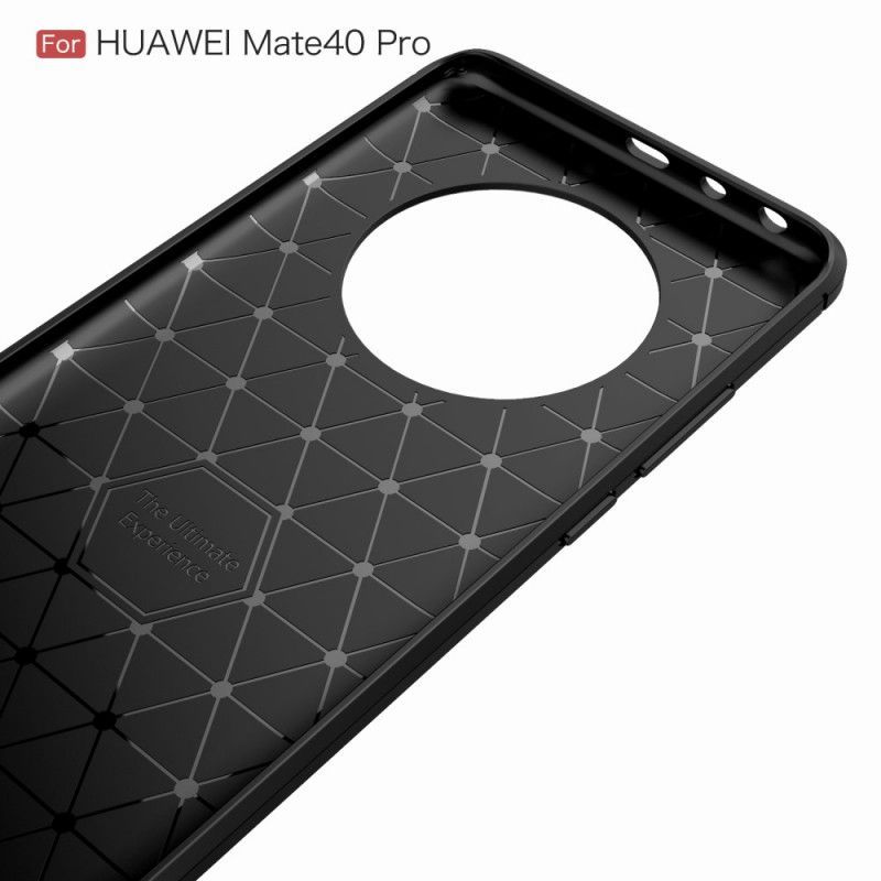 Kryt Huawei Mate 40 Pro Kartáčované Uhlíkové Vlákno