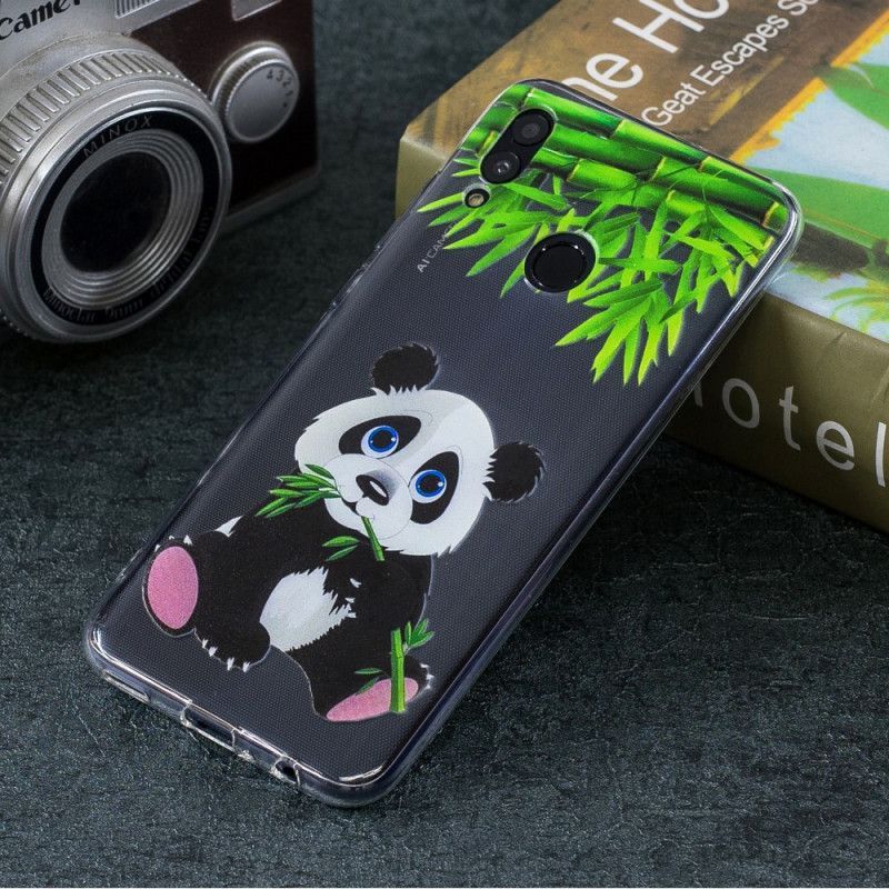 Kryt Huawei P Smart 2019 Průhledná Panda Jíst