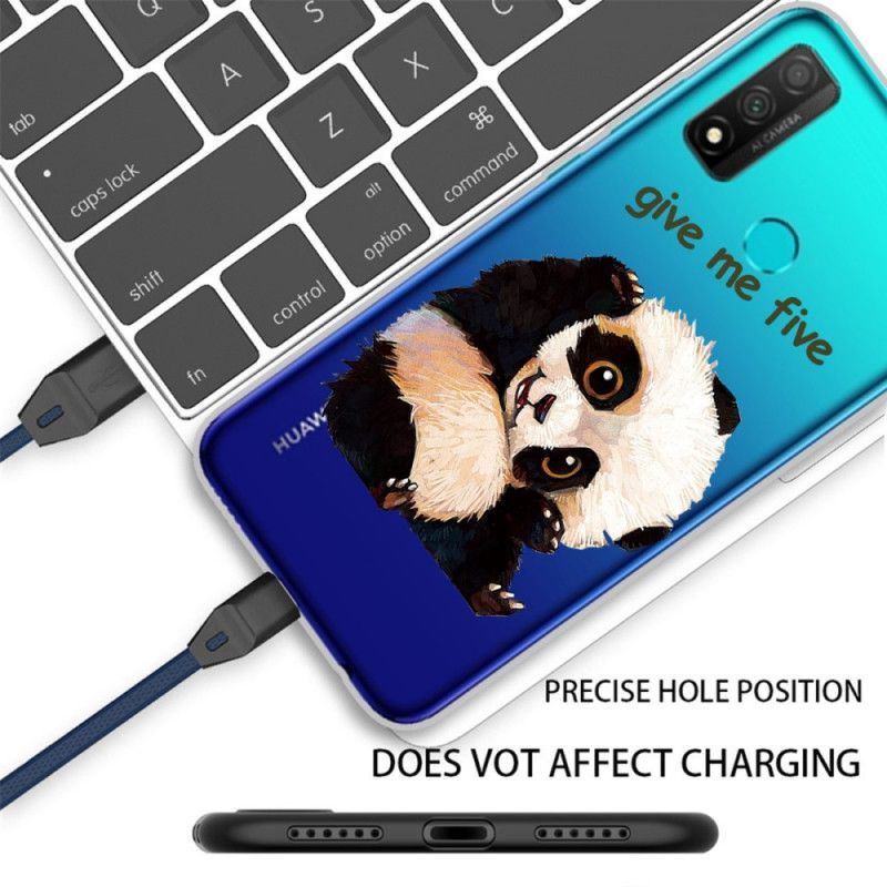 Kryt Huawei P Smart 2020 Průhledná Panda Dej Mi Pět